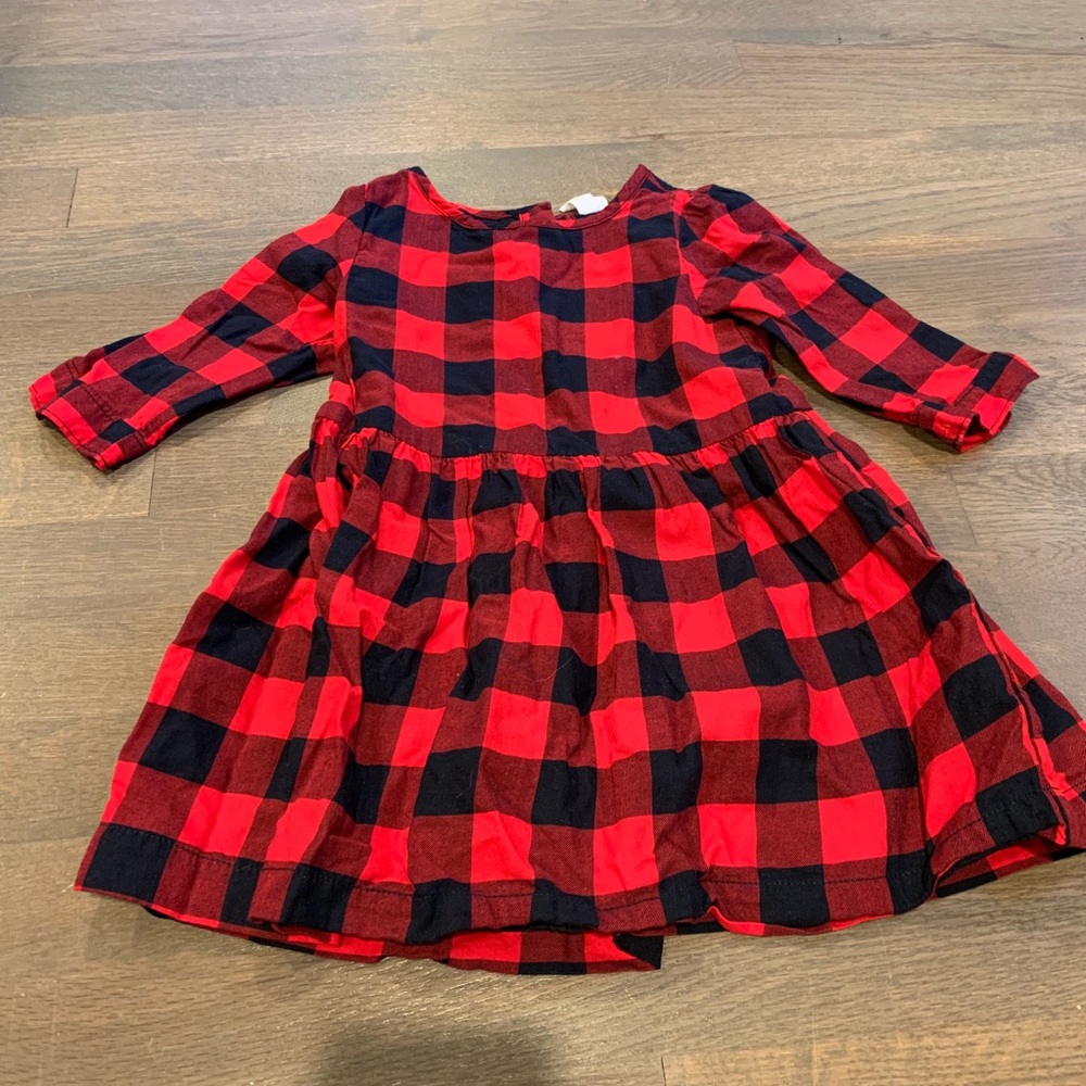 Baby Gap winter plaid dress. Excellent condition